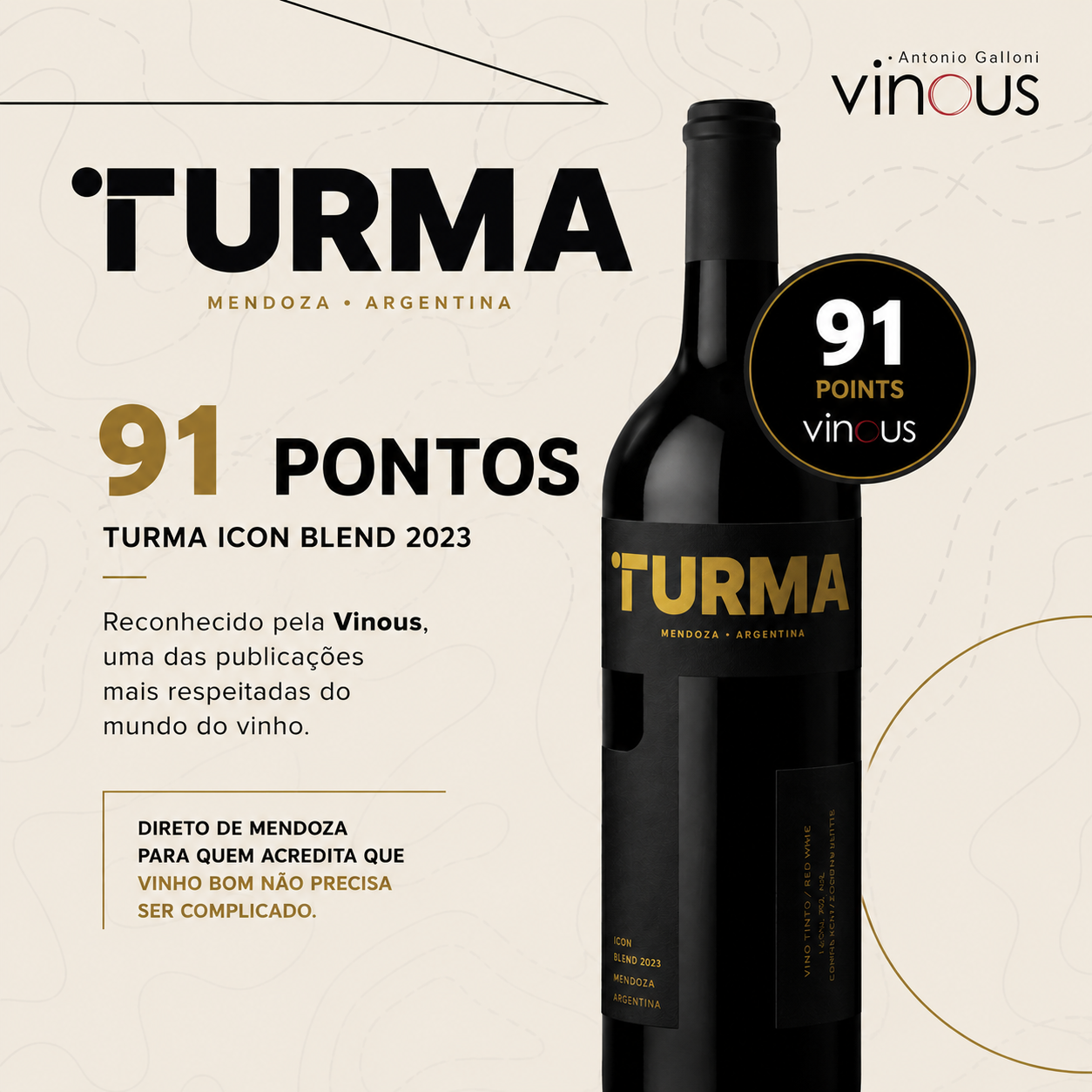 ICON 2023 RECEBE RECONHECIMENTO DA VINOUS.